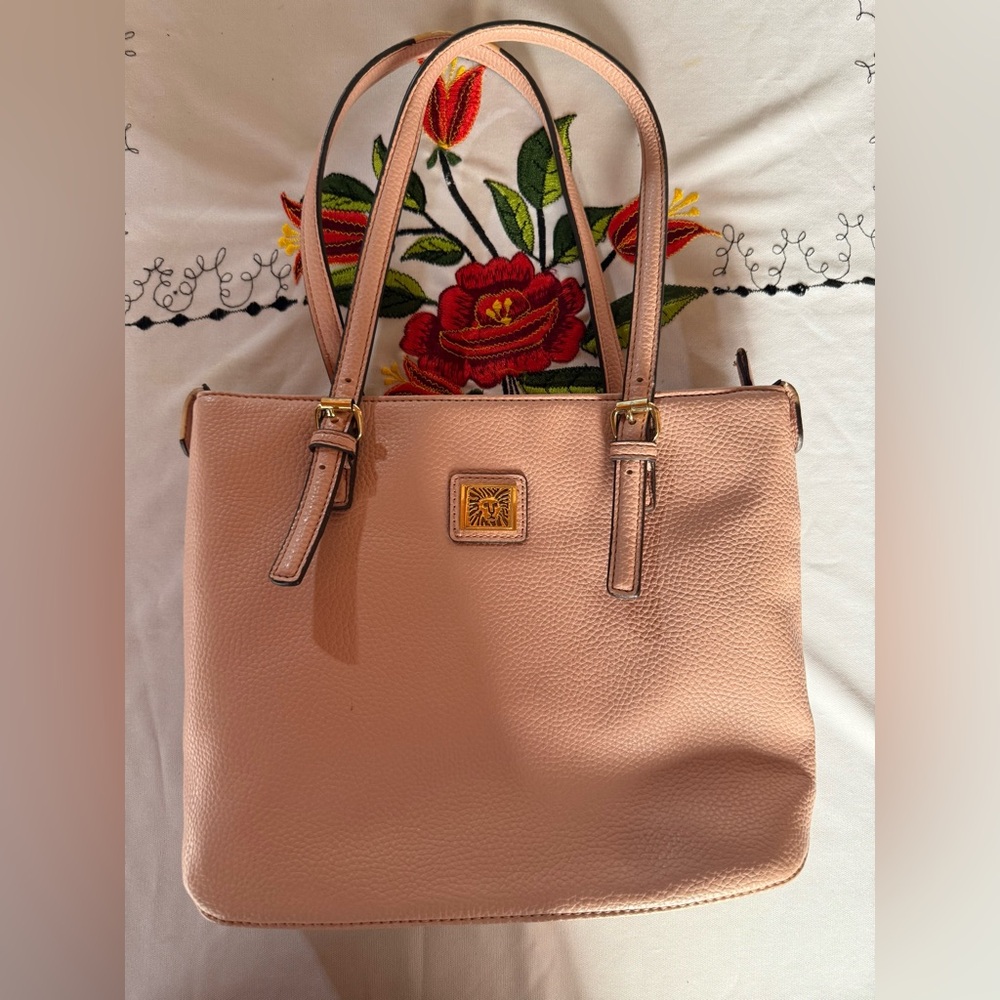 Anne Klein Light Pink Tote Bag